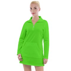 Nebula Green	 - 	long Sleeve Casual Dress by ColorfulDresses