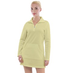 Yellow Iris	 - 	long Sleeve Casual Dress by ColorfulDresses