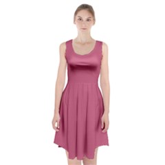 Cinnamon Satin Pink	 - 	Racerback Midi Dress