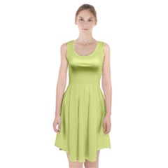 Key Lime Yellow	 - 	racerback Midi Dress by ColorfulDresses