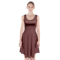 Bole Brown	 - 	racerback Midi Dress by ColorfulDresses