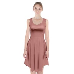 Canyon Clay Red	 - 	racerback Midi Dress by ColorfulDresses