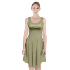 Weeping Willow Green	 - 	racerback Midi Dress by ColorfulDresses