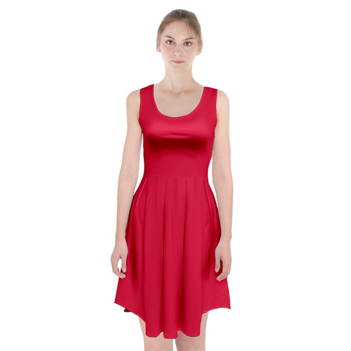 Medium Candy Apple Red	 - 	Racerback Midi Dress