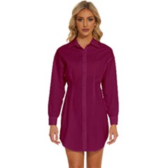 Plum Pie	 - 	long Sleeve Shirt Dress