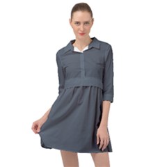 Black Coral	 - 	mini Skater Shirt Dress