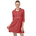 English Vermillion Red	 - 	Mini Skater Shirt Dress View1