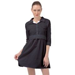 Midnight Sky	 - 	mini Skater Shirt Dress by ColorfulDresses