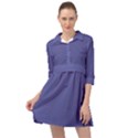 Blue Iris	 - 	Mini Skater Shirt Dress View1