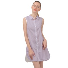 Languid Lavender Purple	 - 	sleeveless Shirt Dress by ColorfulDresses