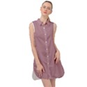 English Lavender Purple	 - 	Sleeveless Shirt Dress View1