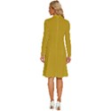 Cookie Dough	 - 	Long Sleeve Shirt Collar A-Line Dress View4