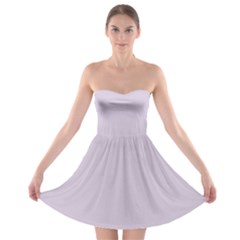 Languid Lavender Purple	 - 	strapless Bra Top Dress by ColorfulDresses