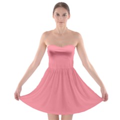 Conch Shell Pink	 - 	strapless Bra Top Dress by ColorfulDresses