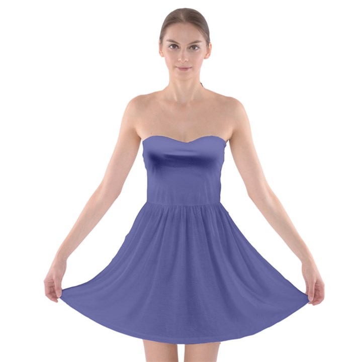 Blue Iris	 - 	Strapless Bra Top Dress