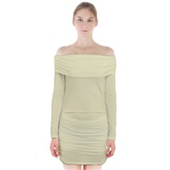 Sand Dollar	 - 	long Sleeve Off Shoulder Dress