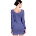 Blue Iris	 - 	Long Sleeve Velvet Bodycon Dress View2