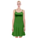 Medium Spring Green	 - 	Spaghetti Strap Velvet Dress View1