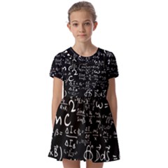 E=mc2 Text Science Albert Einstein Formula Mathematics Physics Kids  Short Sleeve Pinafore Style Dress