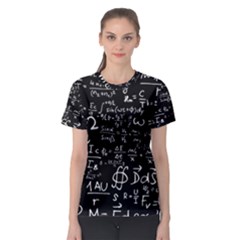 E=mc2 Text Science Albert Einstein Formula Mathematics Physics Women s Sport Mesh Tee