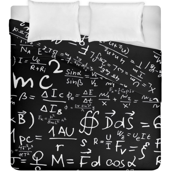 E=mc2 Text Science Albert Einstein Formula Mathematics Physics Duvet Cover Double Side (King Size)