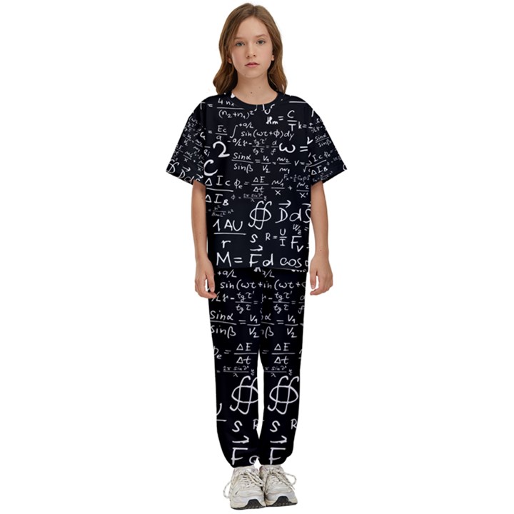 E=mc2 Text Science Albert Einstein Formula Mathematics Physics Kids  Tee and Pants Sports Set