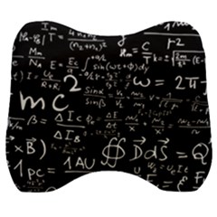 E=mc2 Text Science Albert Einstein Formula Mathematics Physics Velour Head Support Cushion