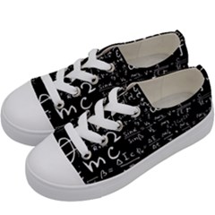 E=mc2 Text Science Albert Einstein Formula Mathematics Physics Kids  Low Top Canvas Sneakers