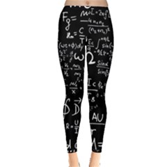 E=mc2 Text Science Albert Einstein Formula Mathematics Physics Inside Out Leggings by Jancukart