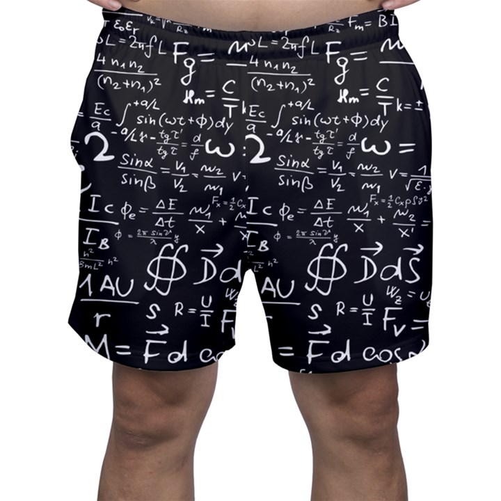 E=mc2 Text Science Albert Einstein Formula Mathematics Physics Men s Shorts