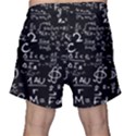 E=mc2 Text Science Albert Einstein Formula Mathematics Physics Men s Shorts View2