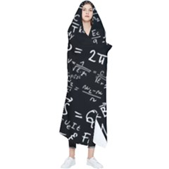 E=mc2 Text Science Albert Einstein Formula Mathematics Physics Wearable Blanket by Jancukart