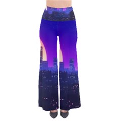 The Sun Night Music The City Background 80s 80 s Synth So Vintage Palazzo Pants