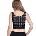 Black And Multicolored Polka Dot Artwork Digital Art Crop Top View3