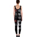 Black And Multicolored Polka Dot Artwork Digital Art One Piece Catsuit View2