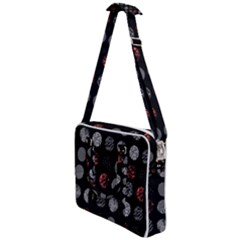 Black And Multicolored Polka Dot Artwork Digital Art Cross Body Office Bag