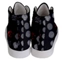 Black And Multicolored Polka Dot Artwork Digital Art Men s Hi-Top Skate Sneakers View4