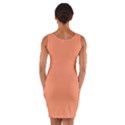 Light Orange	 - 	Wrap Front Bodycon Dress View2