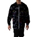 Black Background With Text Overlay Mathematics Formula Board Kids  Hooded Windbreaker View1