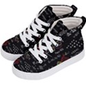 Black Background With Text Overlay Mathematics Formula Board Kids  Hi-Top Skate Sneakers View2