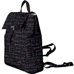 Black Background With Text Overlay Digital Art Mathematics Buckle Everyday Backpack by Jancukart