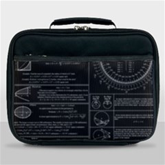 Black Background With Text Overlay Mathematics Trigonometry Lunch Bag