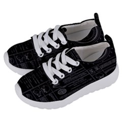 Black Background With Text Overlay Mathematics Trigonometry Kids  Lightweight Sports Shoes