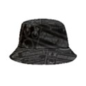 Black Background With Text Overlay Mathematics Trigonometry Inside Out Bucket Hat View2