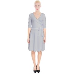 Harbor Grey	 - 	wrap Up Cocktail Dress by ColorfulDresses