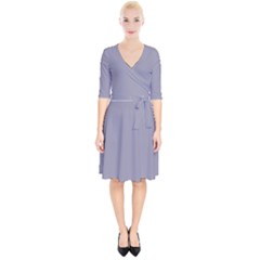 Coin Grey	 - 	wrap Up Cocktail Dress by ColorfulDresses