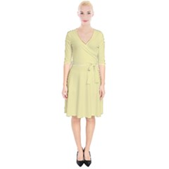 Yellow Iris	 - 	wrap Up Cocktail Dress by ColorfulDresses