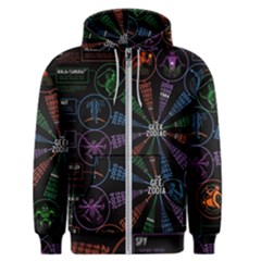 Zodiac Geek Men s Zipper Hoodie