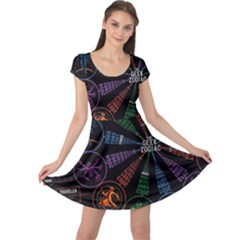 Zodiac Geek Cap Sleeve Dress