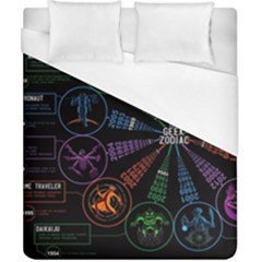 Zodiac Geek Duvet Cover (california King Size)